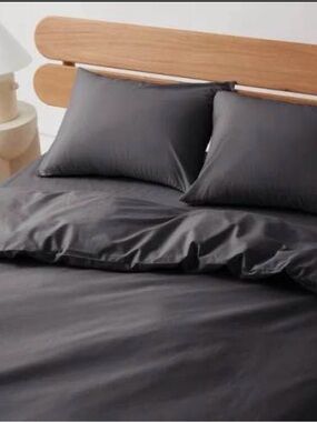 Pact Organic Cotton Sateen Duvet Cover